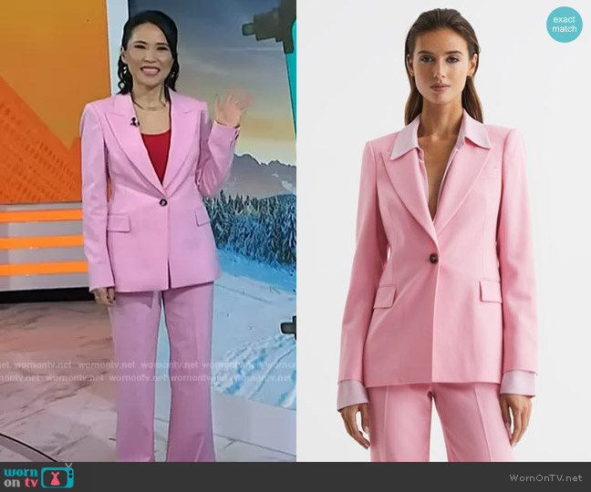 Reiss Blair Blazer worn by Vicky Nguyen on Today