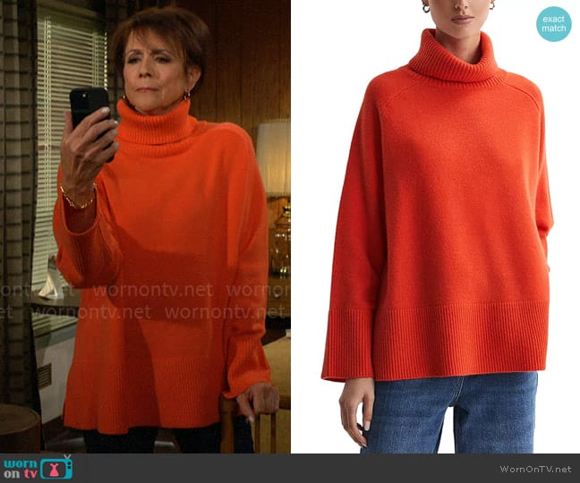 Reiss Edina Sweater worn by Jordan (Colleen Zenk) on The Young and the Restless