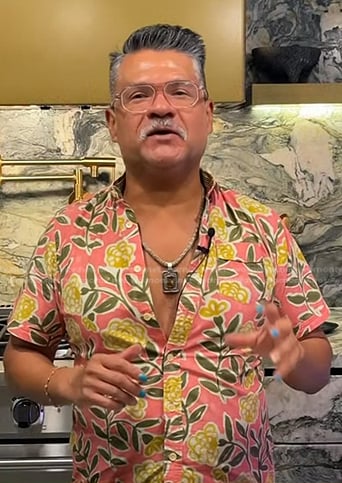 Rick Martinez's pink floral shirt on Today