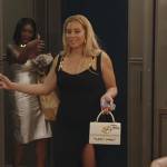 Robyn’s black chain detail dress on The Real Housewives of Potomac