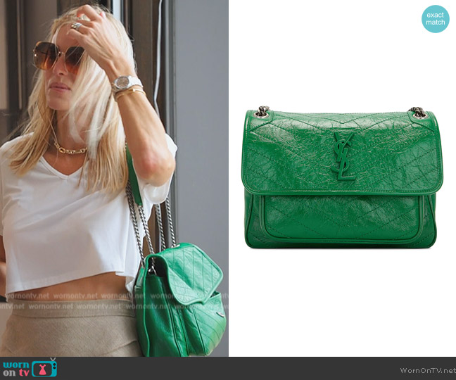 Saint Laurent Medium Niki Monogramme Chain Bag worn by Kristen Taekman on The Real Housewives Ultimate Girls Trip