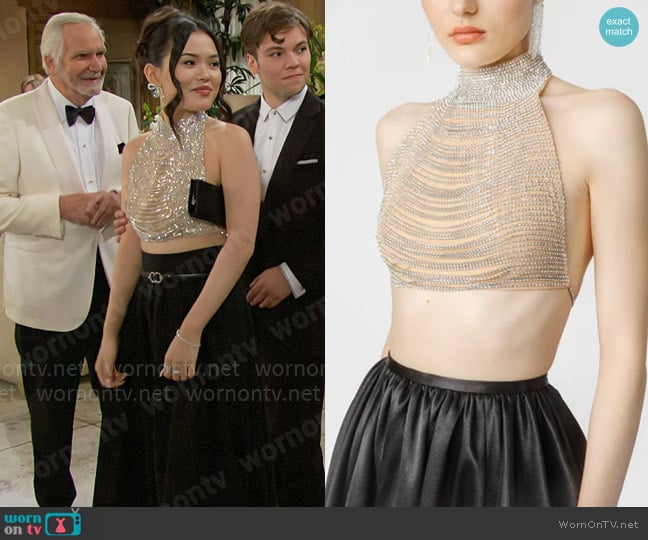 Sau Lee Zahara Top worn by Luna (Lisa Yamada) on The Bold and the Beautiful