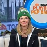 Savannah’s green Eagles beanie on Today