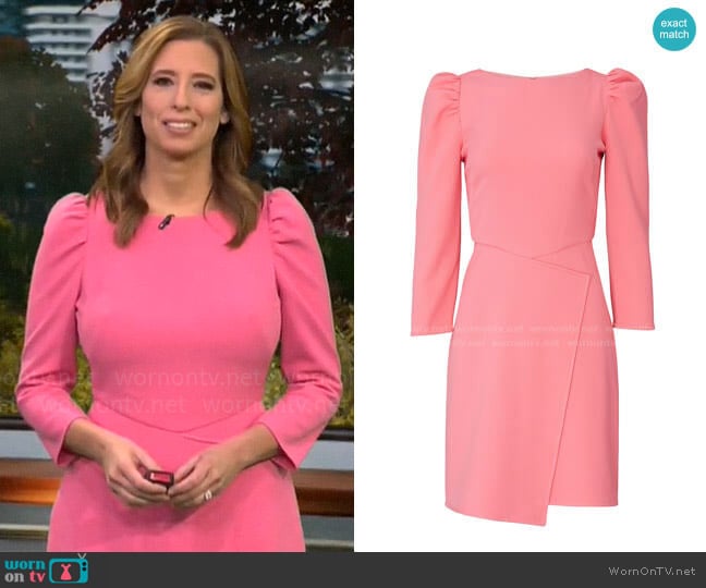 Shoshanna Upton Dress worn by Stephanie Abrams on CBS Mornings