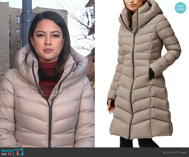 WornOnTV: Valerie Castro’s beige puffer coat on NBC News Daily ...