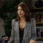 Steffy’s grey tweed cropped blazer on The Bold and the Beautiful