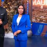 Stephanie’s blue blazer and pants on Good Morning America