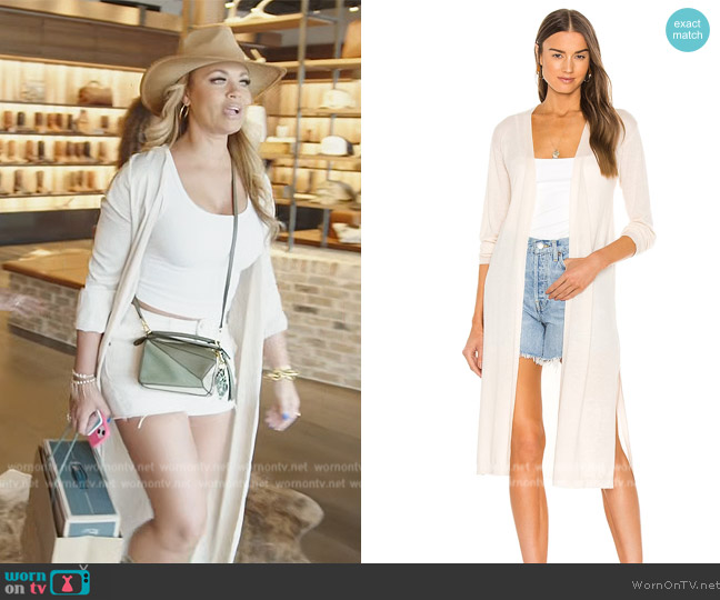 Steve Madden Dust In The Wind Cardigan worn by Gizelle Bryant on The Real Housewives of Potomac