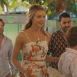 Taylor’s white floral print top and skirt on Southern Charm