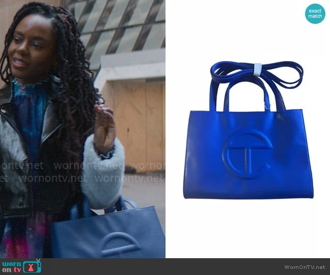 Telfar Medium Shopper worn by Hazel-May McCall (Ashleigh Murray) on The Other Black Girl