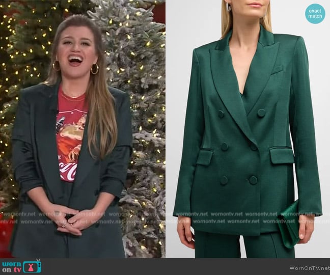 Veronica Beard Roche Dickey Jacket worn by Kelly Clarkson on The Kelly Clarkson Show