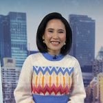 Vicky’s fair isle sweater dress on Today