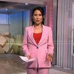 Vicky’s pink suit on NBC News Daily