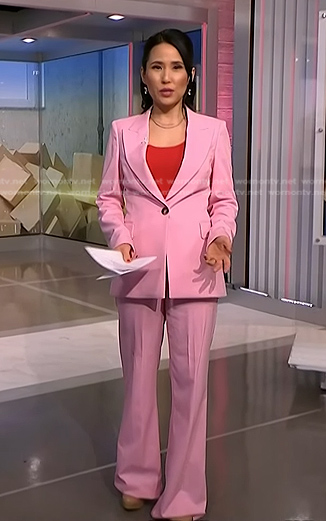 Vicky’s pink suit on NBC News Daily