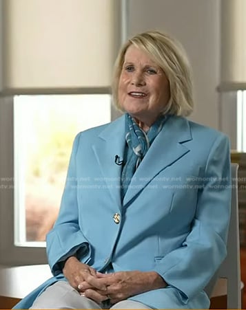 Wendy Novak’s light blue blazer on Today