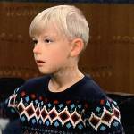 Wiley’s fair isle sweater on General Hospital