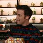 Will Ganss’ fair isle sweater on Good Morning America