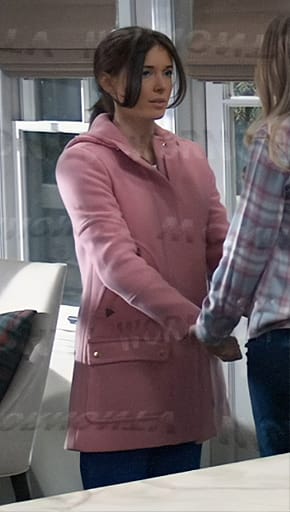 Willow’s pink coat on General Hospital