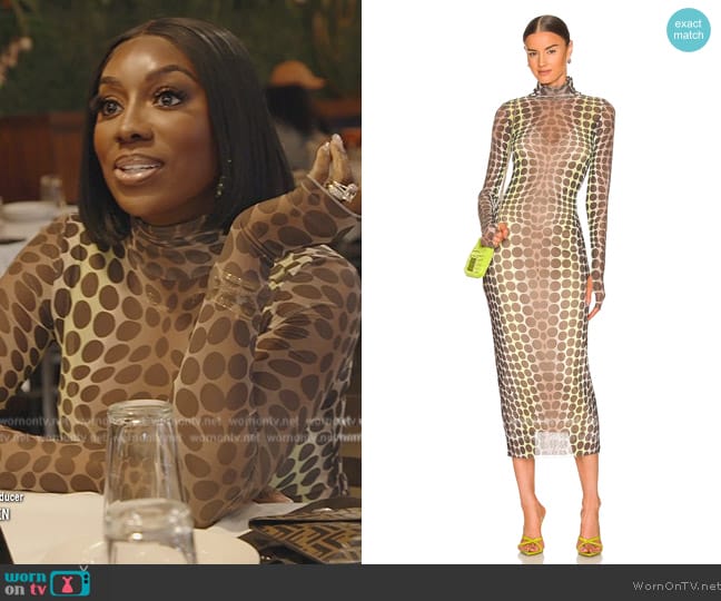 AFRM Shailene Dress worn by Wendy Osefo on The Real Housewives of Potomac