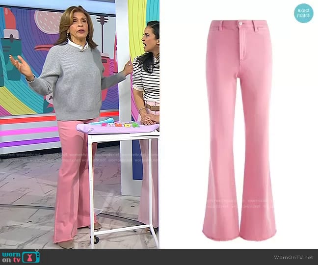 Alice + Olivia Gorgeous Coin Pocket Jean worn by Hoda Kotb on Today