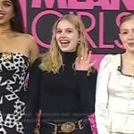 Angourie Rice’s black fringed dress on Today