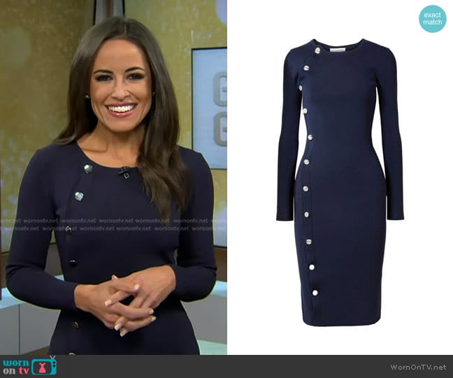 Altuzarra Arzel Knit Sheath Dress worn by Kaylee Hartung on Today