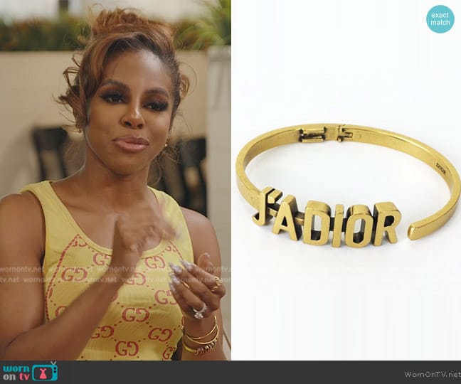 Christian Dior Bracelet Bangle Bracelet worn by Candiace Dillard Bassett on The Real Housewives of Potomac