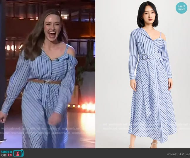 Cinq a Sept Marcella Dress worn by Hadley Vlahos on The Kelly Clarkson Show