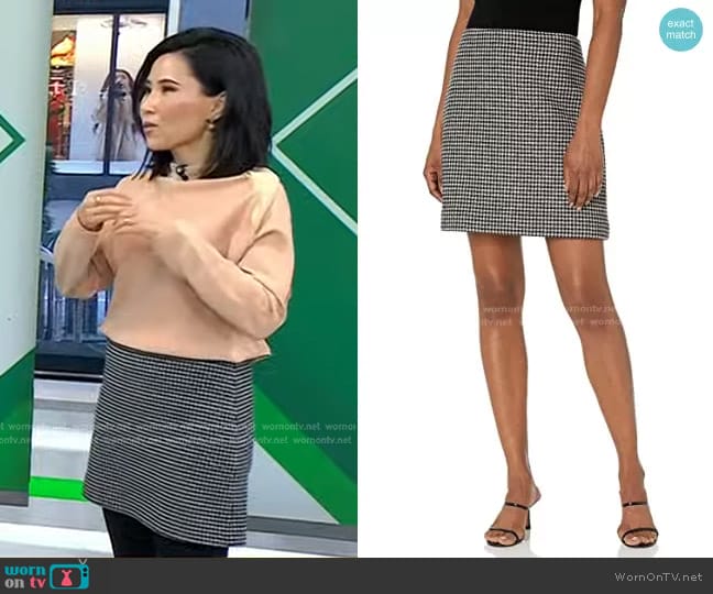 Club Monaco Centie Skirt worn by Vicky Nguyen on Today