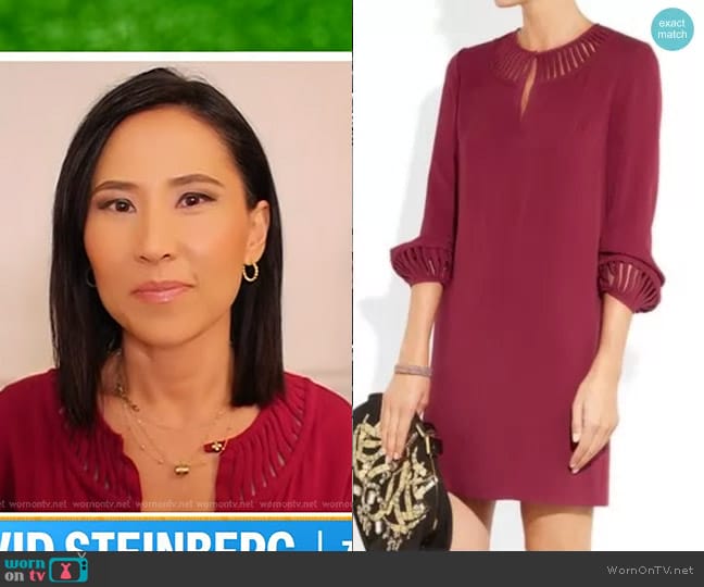 Diane von Furstenberg Damian Silk Dress worn by Vicky Nguyen on Today