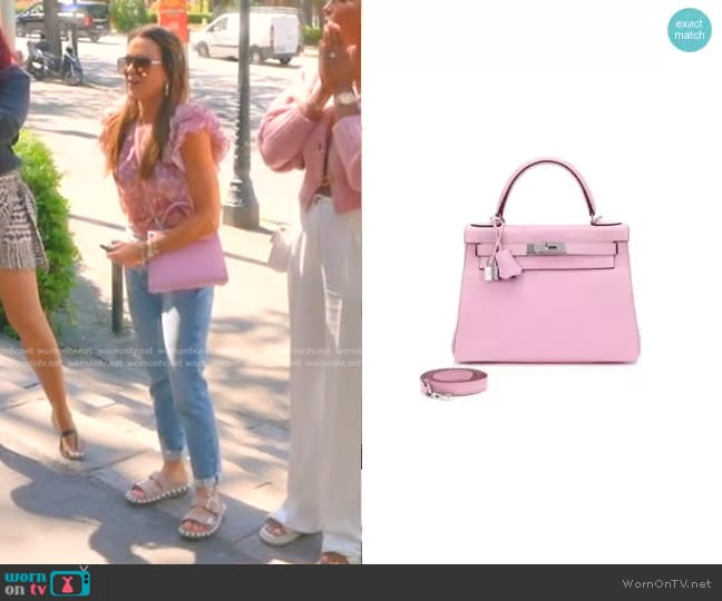 Hermes Kelly 25 Bag worn by Kyle Richards on The Real Housewives of Beverly Hills