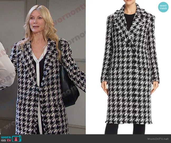 Joie aubrielle sale houndstooth coat