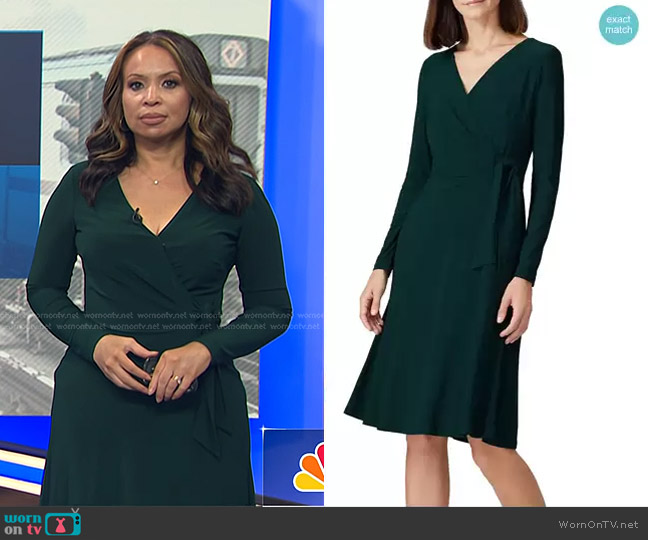 Lauren Ralph Lauren Coreen Dress worn by Adelle Caballero on Today