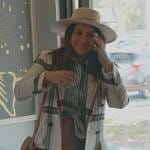 Leva’s white plaid coat on Southern Charm