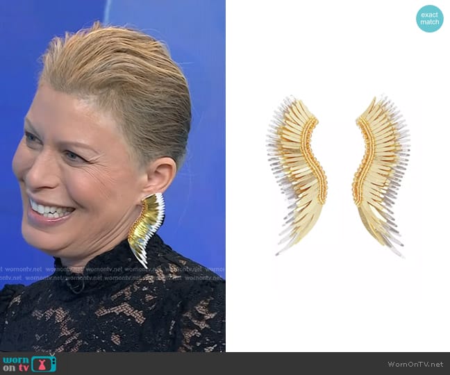 Mignonne Gavigan Gold Multi Madeline Earrings worn by Jill Martin on Today