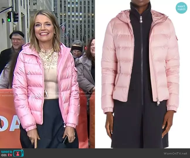 WornOnTV: Savannah’s pink down jacket on Today | Savannah Guthrie ...