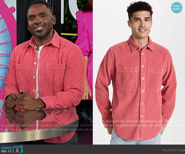 PS Paul Smith Long Sleeve Casual Fit Shirt worn by Justin Sylvester on E! News