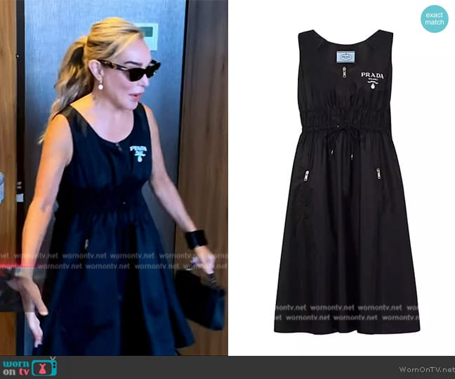 Prada Sleeveless Re-Nylon Dress worn by Marysol Patton (Marysol Patton) on The Real Housewives of Miami