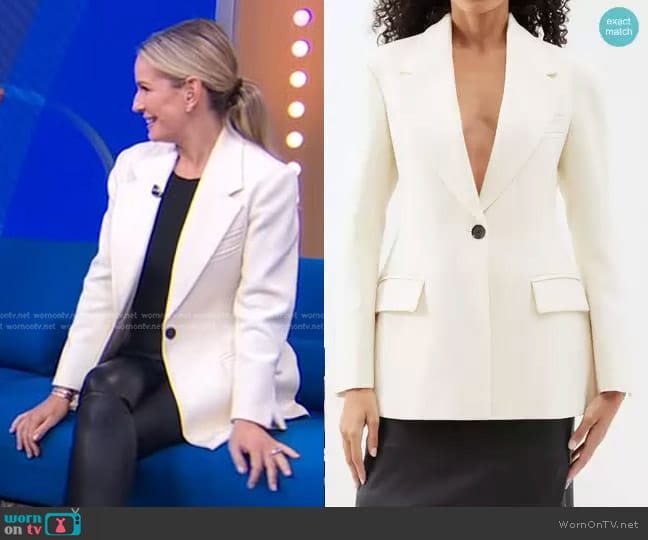 WornOnTV: Jennifer’s white blazer on Good Morning America | Dr ...