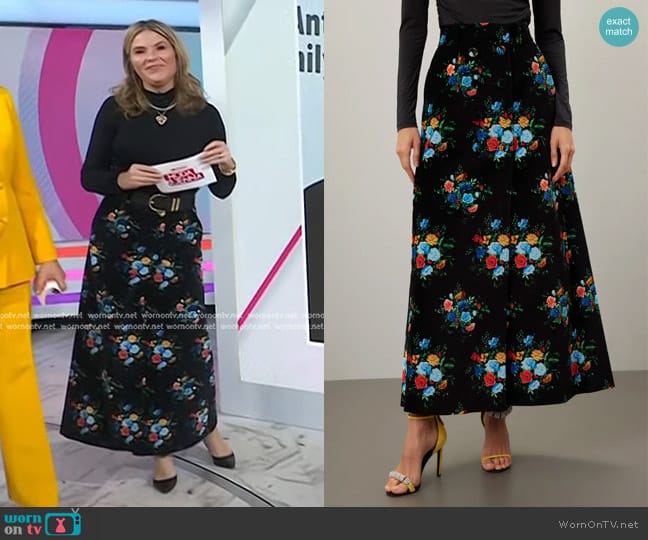 Rabanne Jupe Skirt worn by Jenna Bush Hager on Today