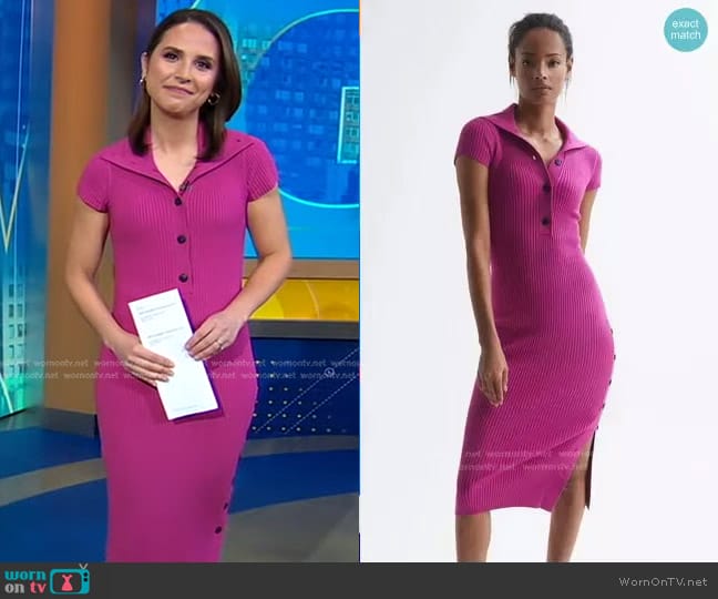 Reiss Mason Dress worn by Elizabeth Schulze on Good Morning America