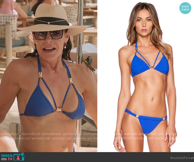 Sauvage Bali Bikini Top worn by Luann de Lesseps on The Real Housewives Ultimate Girls Trip