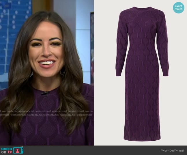 Thakoon Collective Long Sleeve Dress worn by Kaylee Hartung on Today