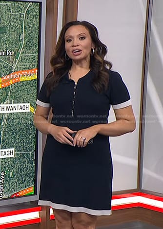 Adelle’s half-zip maternity dress on Today