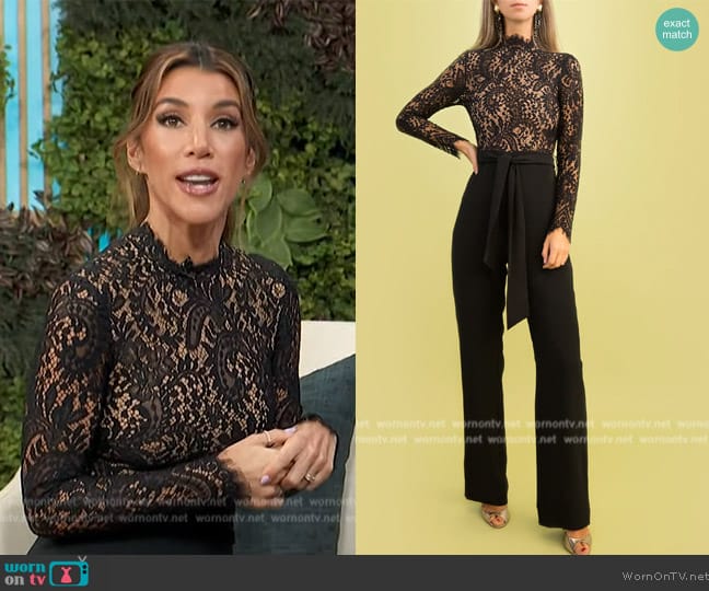 Misha Collection Allegra Pantsuit worn by Adrianna Costa on Access Hollywood