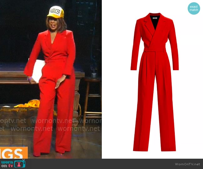 A.L.C. Tatum Jumpsuit worn by Gayle King on CBS Mornings