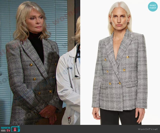 Babaton Index Blazer worn by Marlena Evans (Deidre Hall) on Days of our Lives