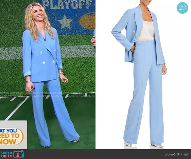 Black Halo Hugo Blazer worn by Laura Rutledge on Good Morning America