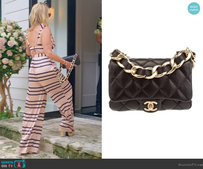 Chanel Small Funky Town Flap Bag worn by Alexia Echevarria (Alexia Echevarria) on The Real Housewives of Miami