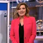 Christine Romans' pink blazer on NBC News Daily